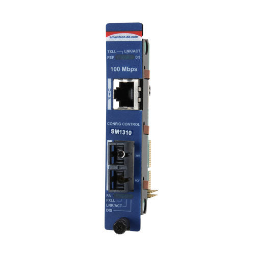 Advantech IMC-751-SE network media converter Internal 100 Mbit/s 1310 nm Single-mode Blue