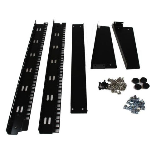 StarTech.com RK12OD rack cabinet 12U Freestanding rack Black