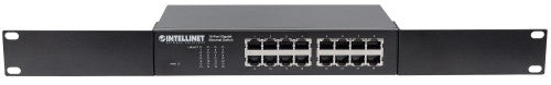 Intellinet 561068 network switch Unmanaged L2 Gigabit Ethernet (10/100/1000) 1U Black