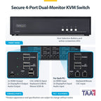 StarTech.com CK4-HP204C KVM switch Black