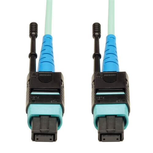 Eaton N846-10M-24-P InfiniBand/fibre optic cable 393.7" (10 m) MTP OFNP Aqua color, Black, Blue