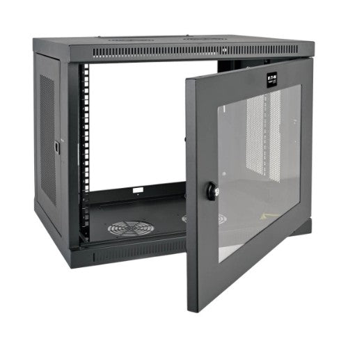 Tripp Lite SRW9UG rack cabinet 9U Wall mounted rack Black