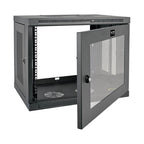 Tripp Lite SRW9UG rack cabinet 9U Wall mounted rack Black