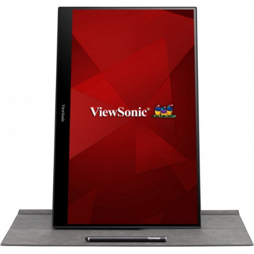 Viewsonic TD1655 computer monitor 15.6" 1920 x 1080 pixels Full HD LED Touchscreen Multi-user Black, Silver