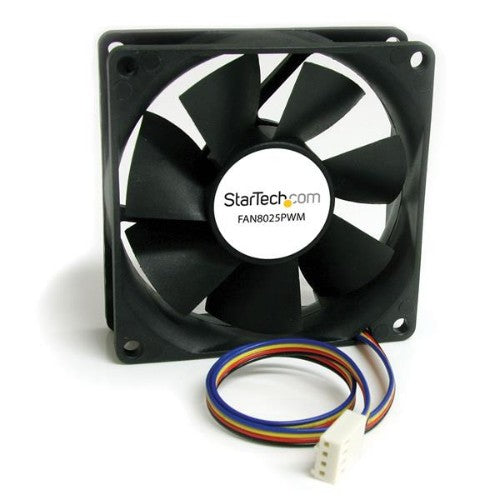 StarTech.com FAN8025PWM computer cooling system Computer case Fan 3.15" (8 cm) Black