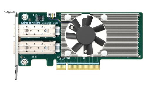 QNAP QXG-25G2SF-BCM network card Internal Fiber 25000 Mbit/s