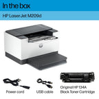 HP LaserJet M209d Black and white Printer, Duplex