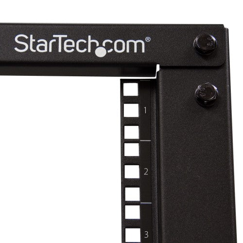StarTech.com 4POSTRACK8U rack cabinet 8U Freestanding rack Black