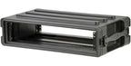 SKB Roto-Molded 2U Shallow Rack Black