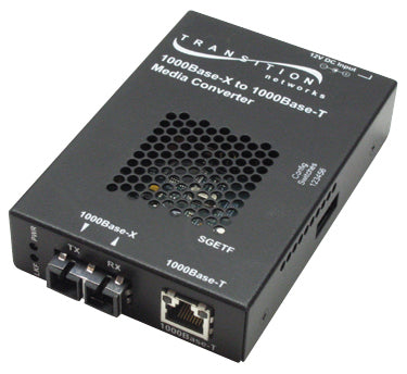 Transition Networks SGETF1040-110 network media converter 1000 Mbit/s Black
