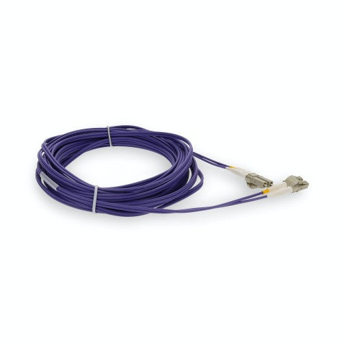 AddOn Networks ADD-LC-LC-3M5OM4P-PE-TAA InfiniBand/fibre optic cable 118.1" (3 m) LOMM Purple