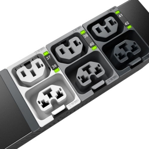 APC APDU10350SW power distribution unit (PDU) 24 AC outlet(s) 0U Black