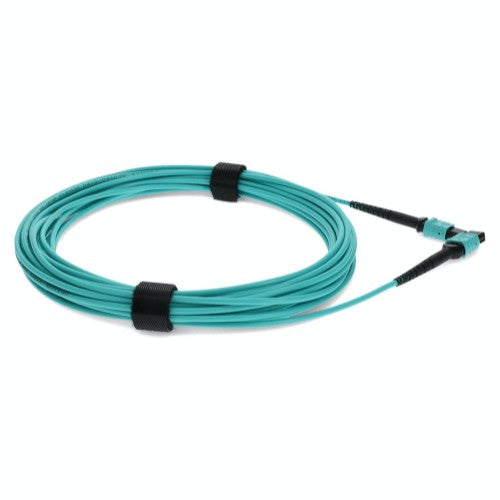 AddOn Networks ADD-MPOMPO-1-5M5OM4P-TAA InfiniBand/fibre optic cable 59.1" (1.5 m) MPO LOMM Aqua color