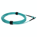 AddOn Networks ADD-MPOMPO-1-5M5OM4P-TAA InfiniBand/fibre optic cable 59.1" (1.5 m) MPO LOMM Aqua color
