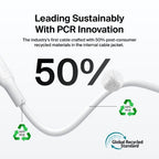 Belkin CAB023FQ1MWH2PK USB cable 39.4" (1 m) USB C White