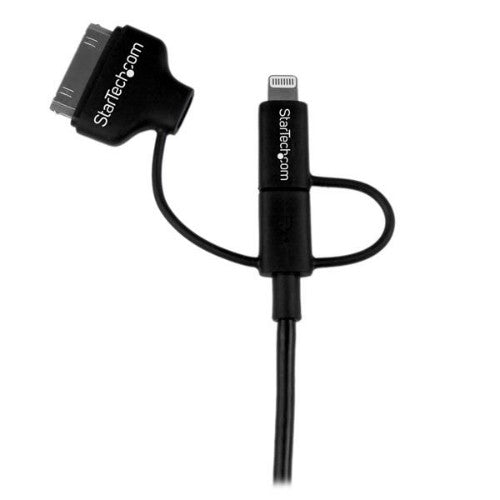 StarTech.com LTADUB1MB USB cable USB 2.0 39.4" (1 m) USB A Micro-USB B Black