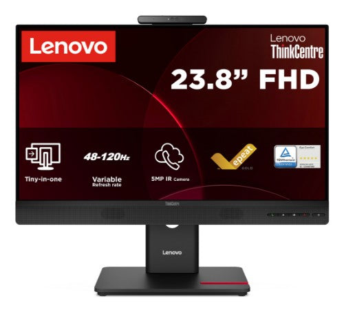 Lenovo ThinkCentre TIO24 Gen6 computer monitor 23.8" 1920 x 1080 pixels Full HD LED Black