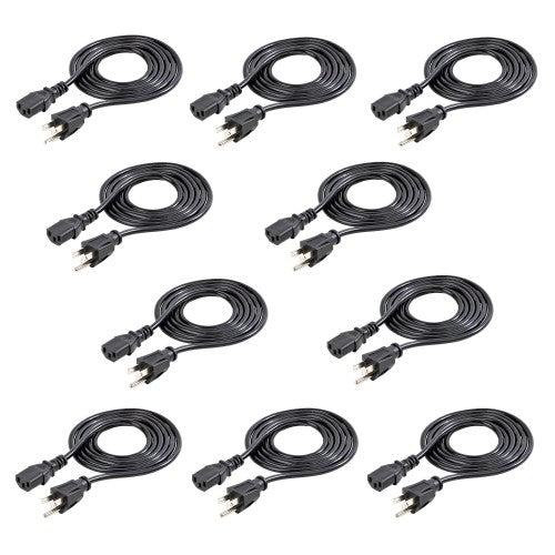 StarTech.com PXT10110PK power cable Black 70.9" (1.8 m) NEMA 5-15P C13 coupler