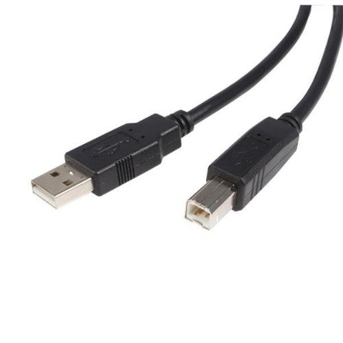 StarTech.com USB2HAB6 USB cable USB 2.0 70.9" (1.8 m) USB A USB B 0.48 Gbit/s Black