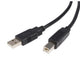 StarTech.com USB2HAB6 USB cable USB 2.0 70.9" (1.8 m) USB A USB B 0.48 Gbit/s Black
