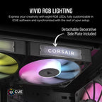 Corsair iCUE LINK RX120 RGB Computer case Fan 4.72" (12 cm) Black 1 pc(s)