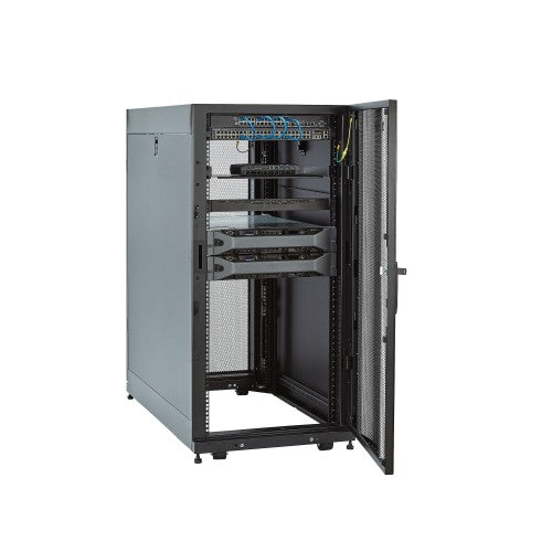 StarTech.com RK2537BKM rack cabinet 25U Freestanding rack Black