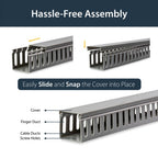 StarTech.com Wiring Raceway/Duct Gray PVC