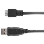 Targus ACC1004USZ USB cable 39.4" (1 m) USB 3.2 Gen 1 (3.1 Gen 1) USB A Micro-USB B Black
