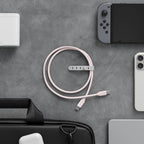 ALOGIC ELSI5U2CCPK1 USB cable USB 2.0 39.4" (1 m) USB C 0.48 Gbit/s 240 W Pink