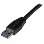 StarTech.com USB3SAB10M USB cable USB 3.2 Gen 1 (3.1 Gen 1) 393.7" (10 m) USB A USB B 5 Gbit/s Black
