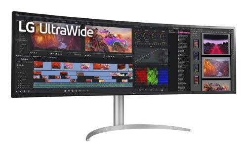 LG 49BQ95C-W computer monitor 49" 5120 x 1440 pixels UltraWide Dual Quad HD White
