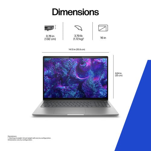 HP ZBook 8 G1i 16 inch Mobile Workstation PC Wolf Pro Security Edition