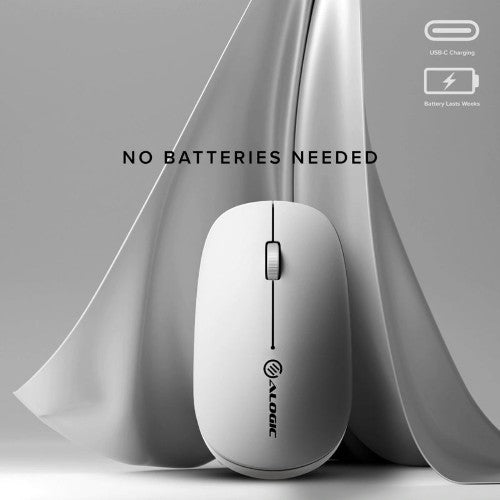ALOGIC AMBT4KWH mouse Travel Ambidextrous RF Wireless + Bluetooth