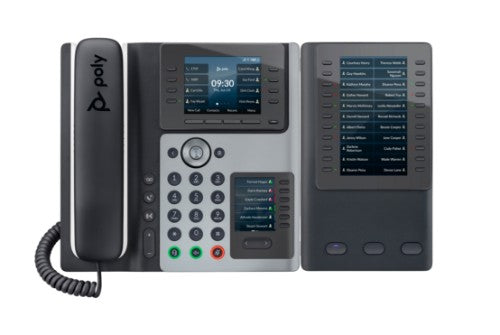 HP Poly Edge E400 IP Phone and PoE-enabled GSA/TAA