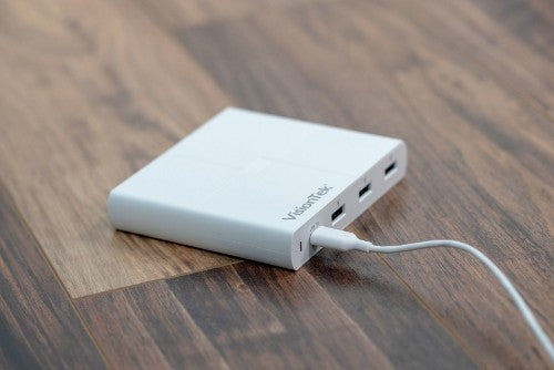 VisionTek 901285 mobile device charger Universal White USB Fast charging Indoor