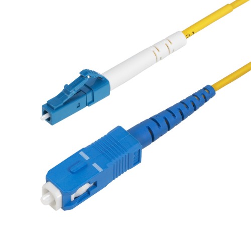 StarTech.com SPSMLCSC-OS2-3M InfiniBand/fibre optic cable 118.1" (3 m) LC SC Yellow