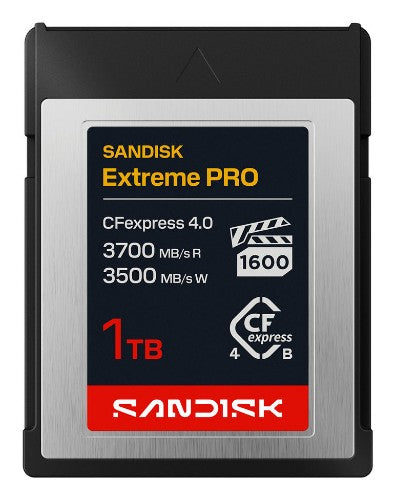 SanDisk Extreme PRO CFexpress 4.0 Type B 1 TB CFexpress Type B