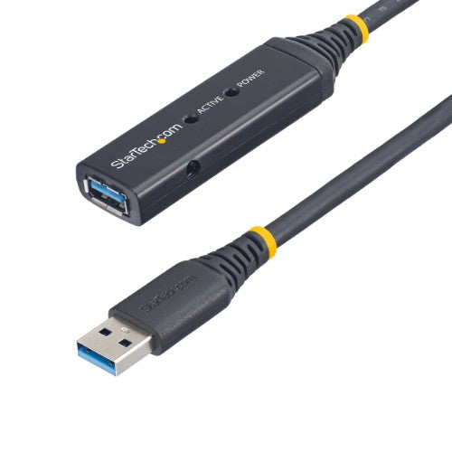 StarTech.com USB3AAEXT5M USB cable USB 3.2 Gen 1 (3.1 Gen 1) 196.9" (5 m) USB A Black