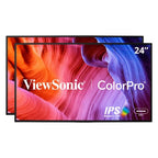 Viewsonic VP2468a_H2 computer monitor 24" 1920 x 1080 pixels Full HD LED Black