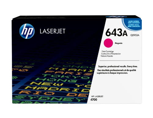 Q5953A (643A) Toner magenta, 10K pages @ 5% coverage