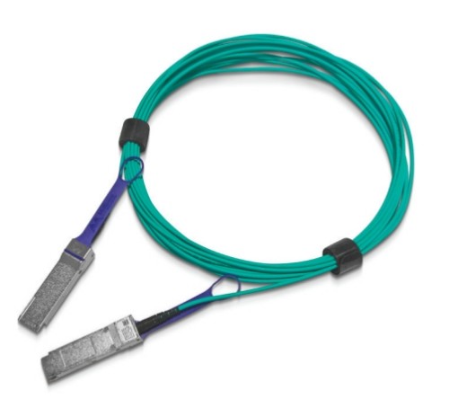 Nvidia MFA1A00-E020 InfiniBand/fibre optic cable 787.4" (20 m) QSFP28 Turquoise