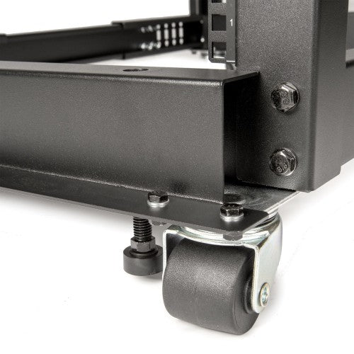 Rocstor Y10E008-B1 rack cabinet 25U Freestanding rack Black