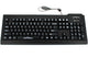 Seal Shield Silver Seal keyboard Universal USB QWERTY US English Black