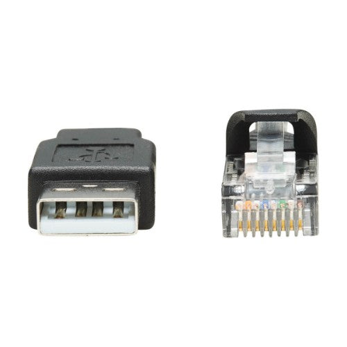 Tripp Lite U009-015-RJ45-X cable gender changer RJ-45 USB 2.0 Type-A Black