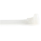 StarTech.com CBMZTRB8 cable tie Releasable cable tie Nylon, Plastic White