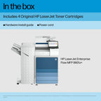 HP Color LaserJet Enterprise Flow LaserJet Enterprise 8601z+ Multifunction Black and white Printer, Only Ethernet; Duplex; Copier, Scanner