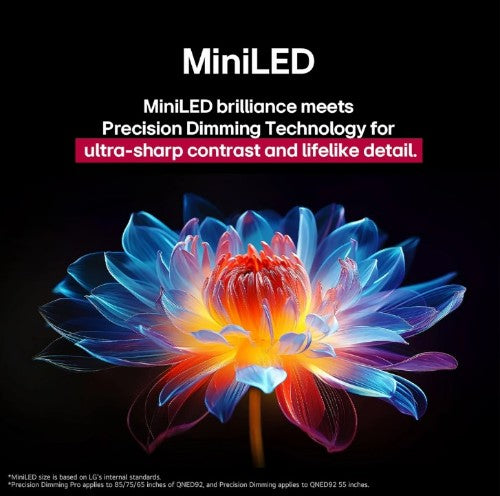 LG QNED evo AI 75QNED92AUA TV 75" 4K Ultra HD Smart TV Wi-Fi Black
