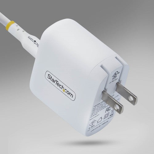 StarTech.com 1065NW-WALL-CHARGER mobile device charger Universal White AC Fast charging Indoor