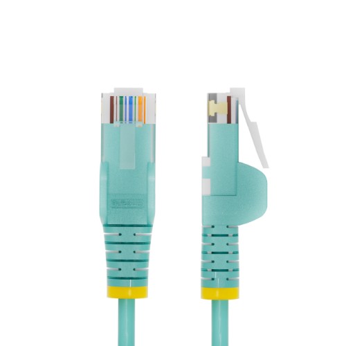 StarTech.com N6PAT6AQS networking cable Aqua color 70.9" (1.8 m) Cat6 U/UTP (UTP) Round