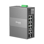 TP-Link Omada IES210GPP network switch Managed Gigabit Ethernet (10/100/1000) Power over Ethernet (PoE) DIN rail Gray